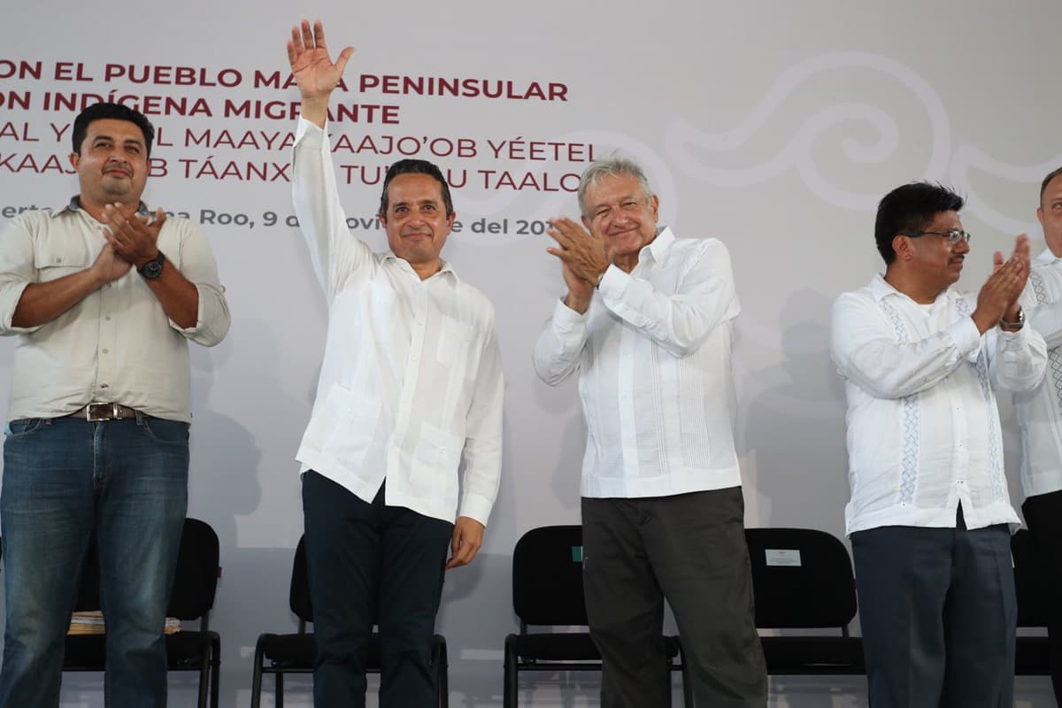 Carlos Joaquín pide a AMLO seguir trabajando juntos para el desarrollo de Quintana Roo