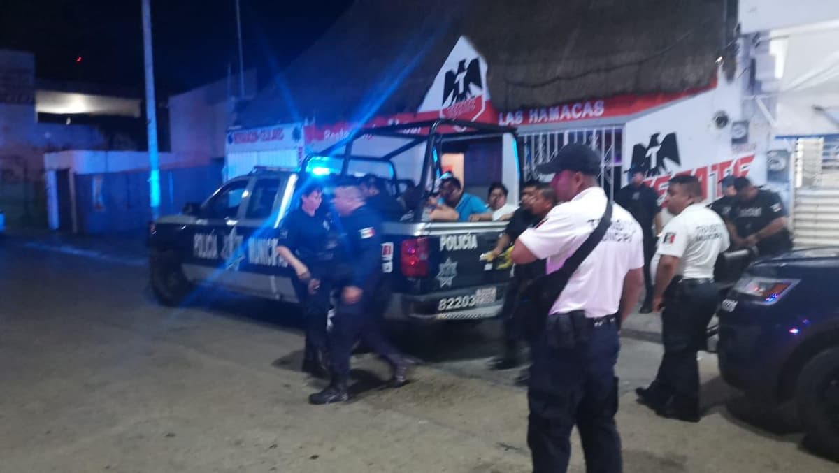 Seis detenidos y un apuñalado en bar "Las Hamacas" de Playa del Carmen