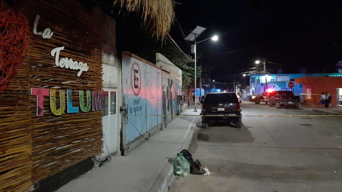 Reportan balazos en pleno centro de Tulum 