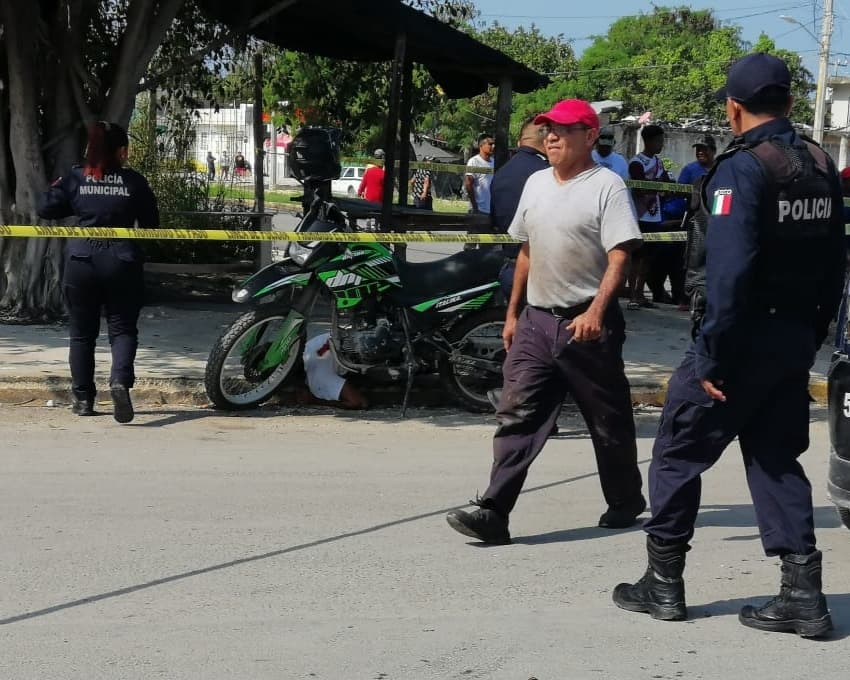 Lo ejecutan mientras se comía unos kibis, en Cancún