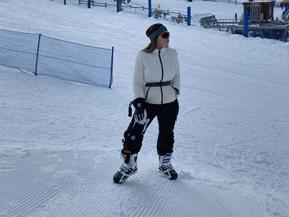 Emma Coronel es captada esquiando tras la condena de "El Chapo"