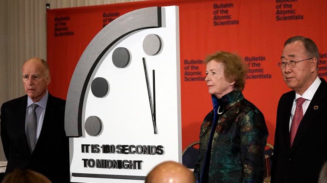 Quedan "cien segundos" para el fin del mundo: científicos