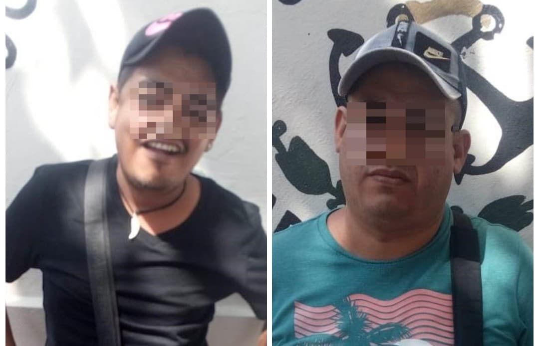Agarran a dos extorsionadores en la Quinta Avenida