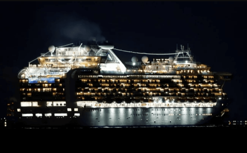 Pone Japón en cuarentena a más 3 mil 700 pasajeros de crucero por coronavirus
