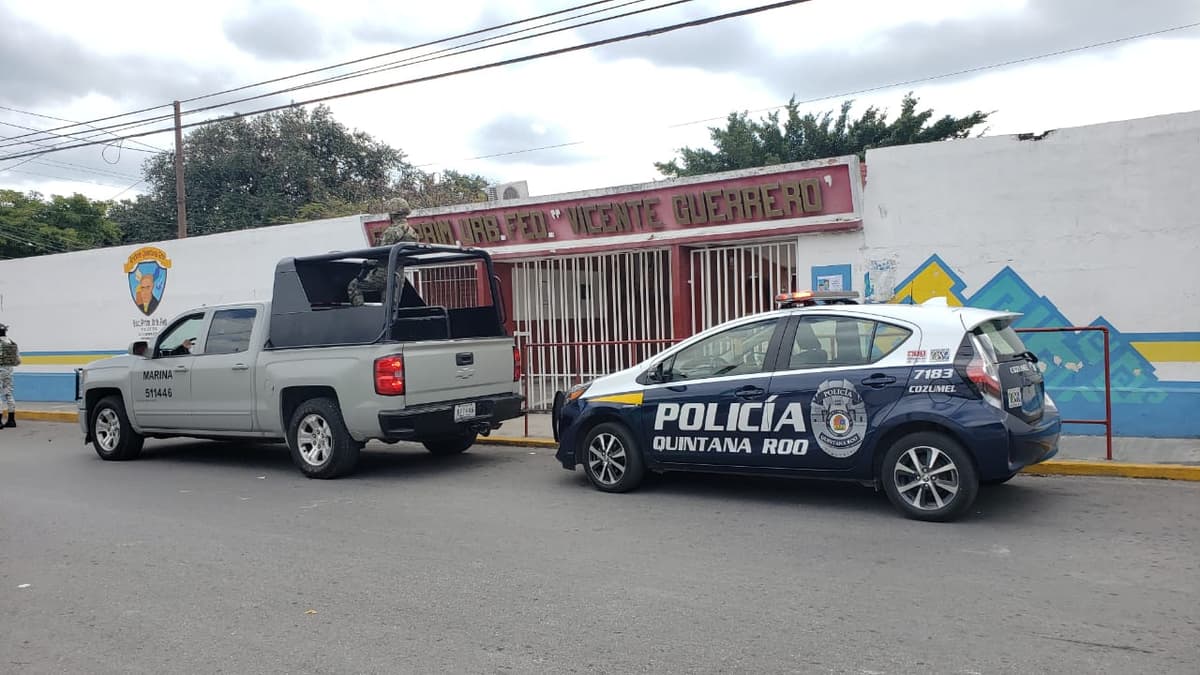 Sufre primaria de Cozumel tres robos en un mes