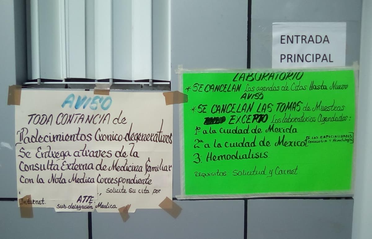 Cerrado ISSSTE de Cancún, ni siquiera atenderán COVID-19
