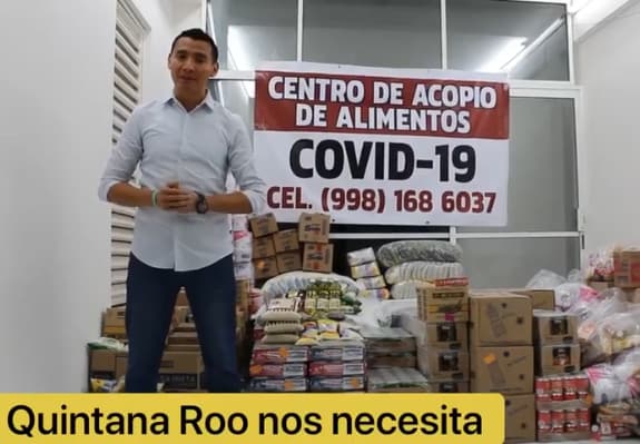 Dona diputado morenista Alberto Batún sueldo para apoyos por COVID-19