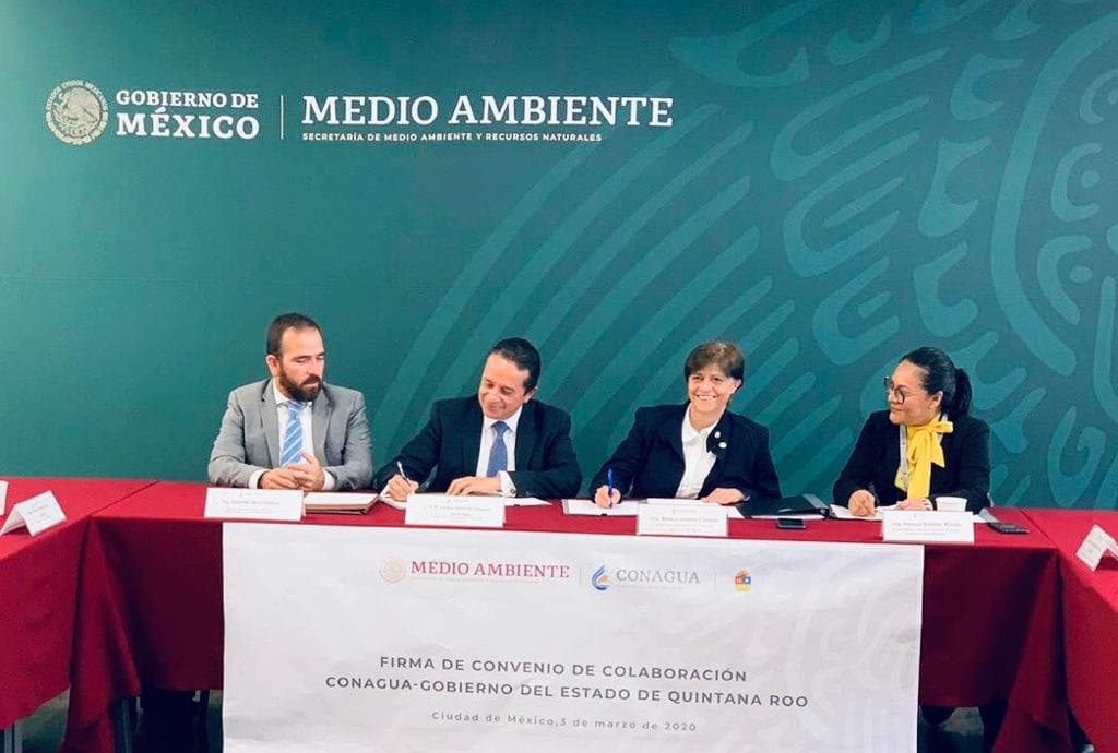 Carlos Joaquín gestiona más recursos para obras de agua potable y alcantarillado