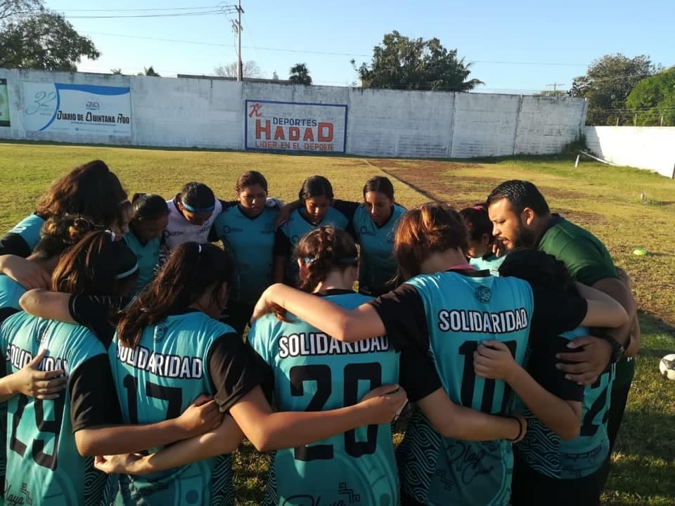 Representará Solidaridad a Quintana Roo en torneo femenil juvenil de futbol