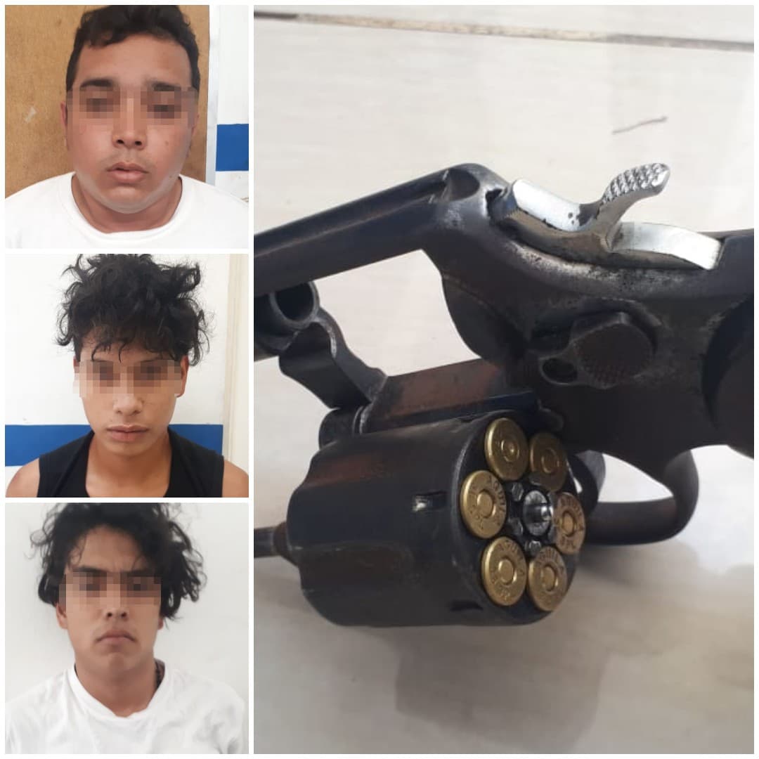 Hieren a empleado en asalto en Playa del Carmen; hay tres detenidos