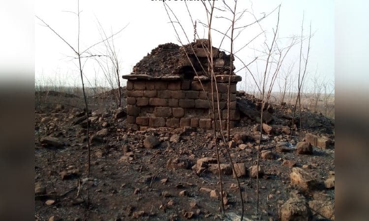 ¡Daño al patrimonio! Fuego afecta zona arqueológica en Oxkintok, Yucatán