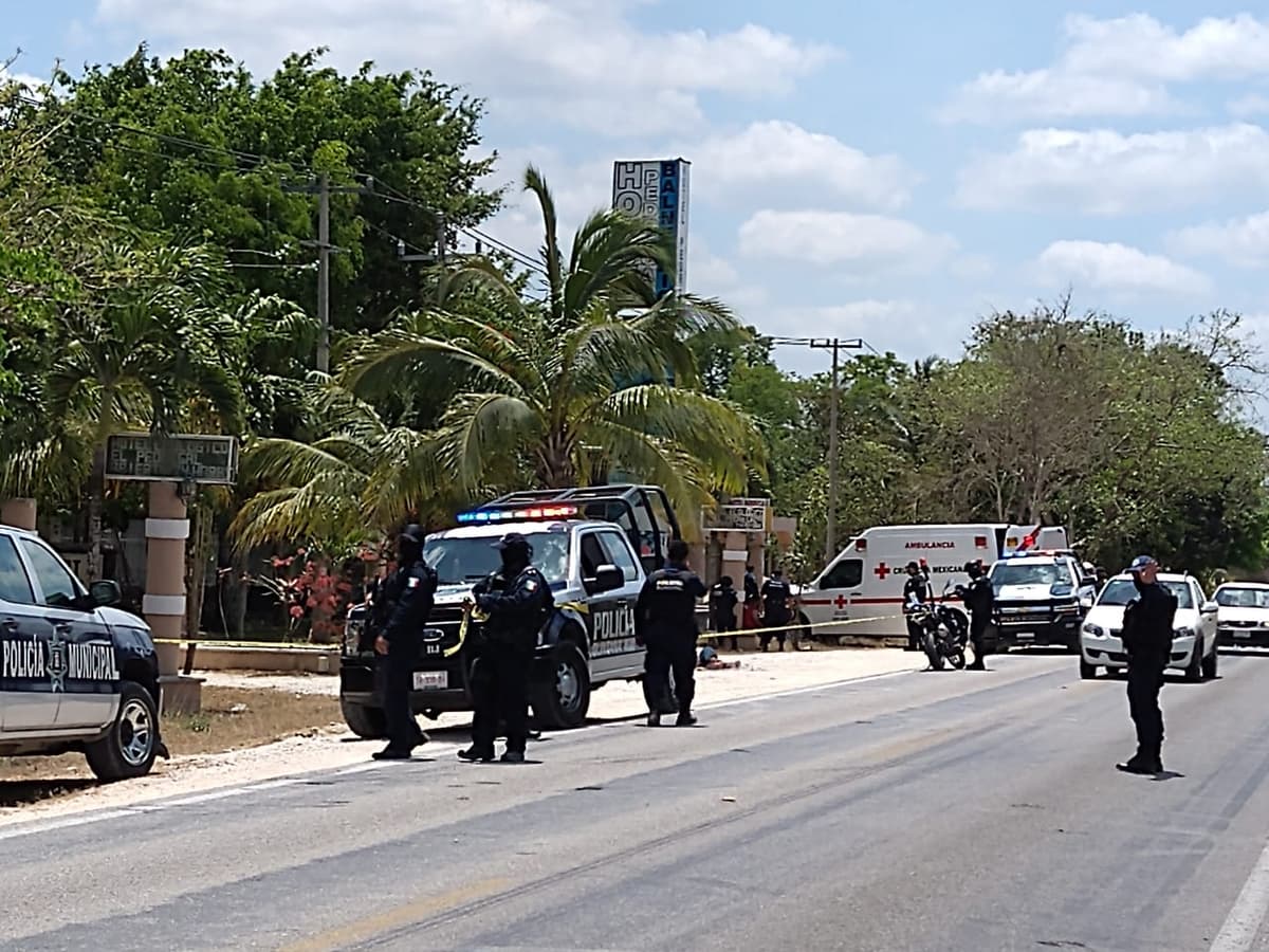 Ejecutan a persona afuera de un hotel de Cancún