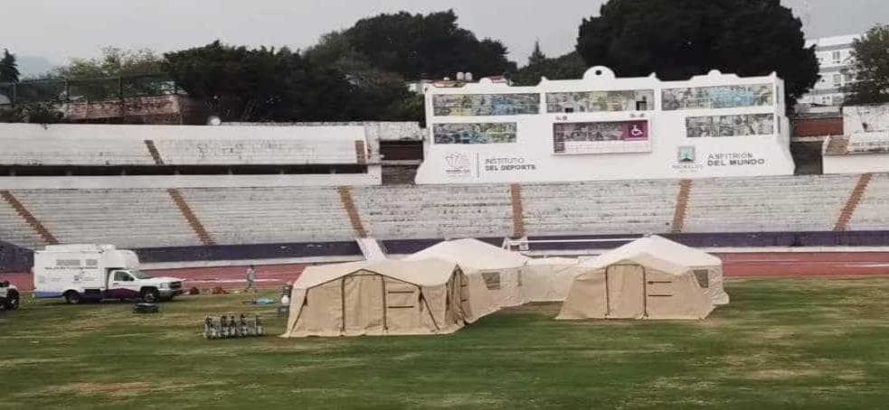 Arman hospital móvil de 14 millones de pesos sólo para spot de Cuauhtémoc Blanco