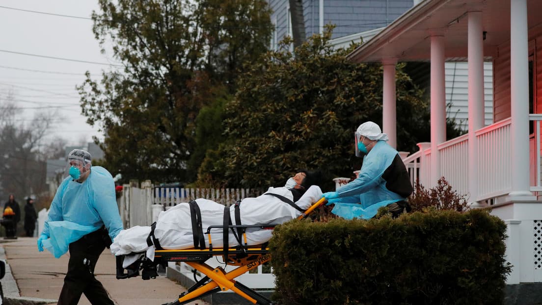 ¡Histórico! Estados Unidos registra más de 1,400 muertos por Covid-19 en un día