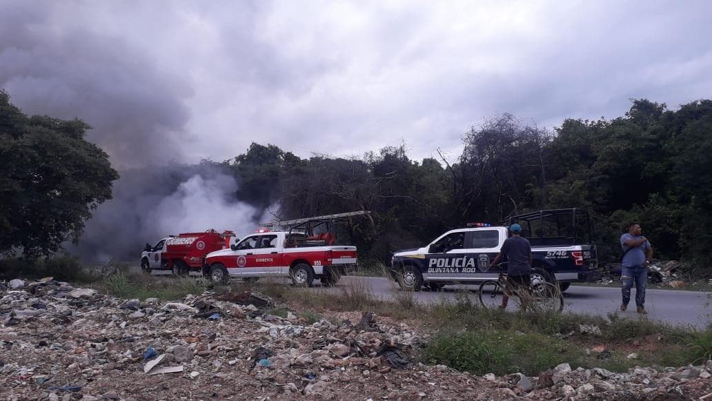 Bajan choques, pero aumentan incendios forestales en Cancún
