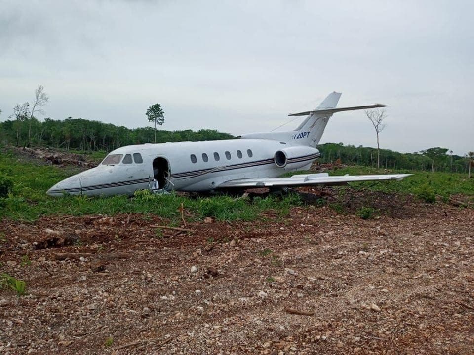 Otra narcoavioneta aterriza en Belice