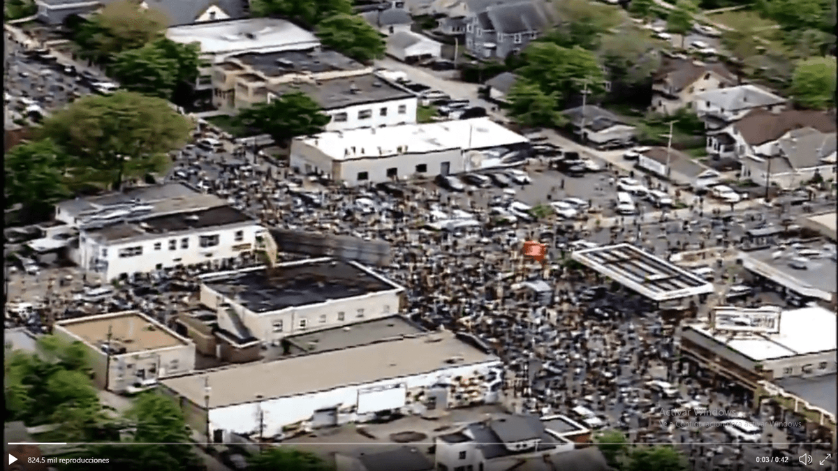 Video: Ciudadanos toman calles de Mineápolis tras asesinato racista a manos de policía
