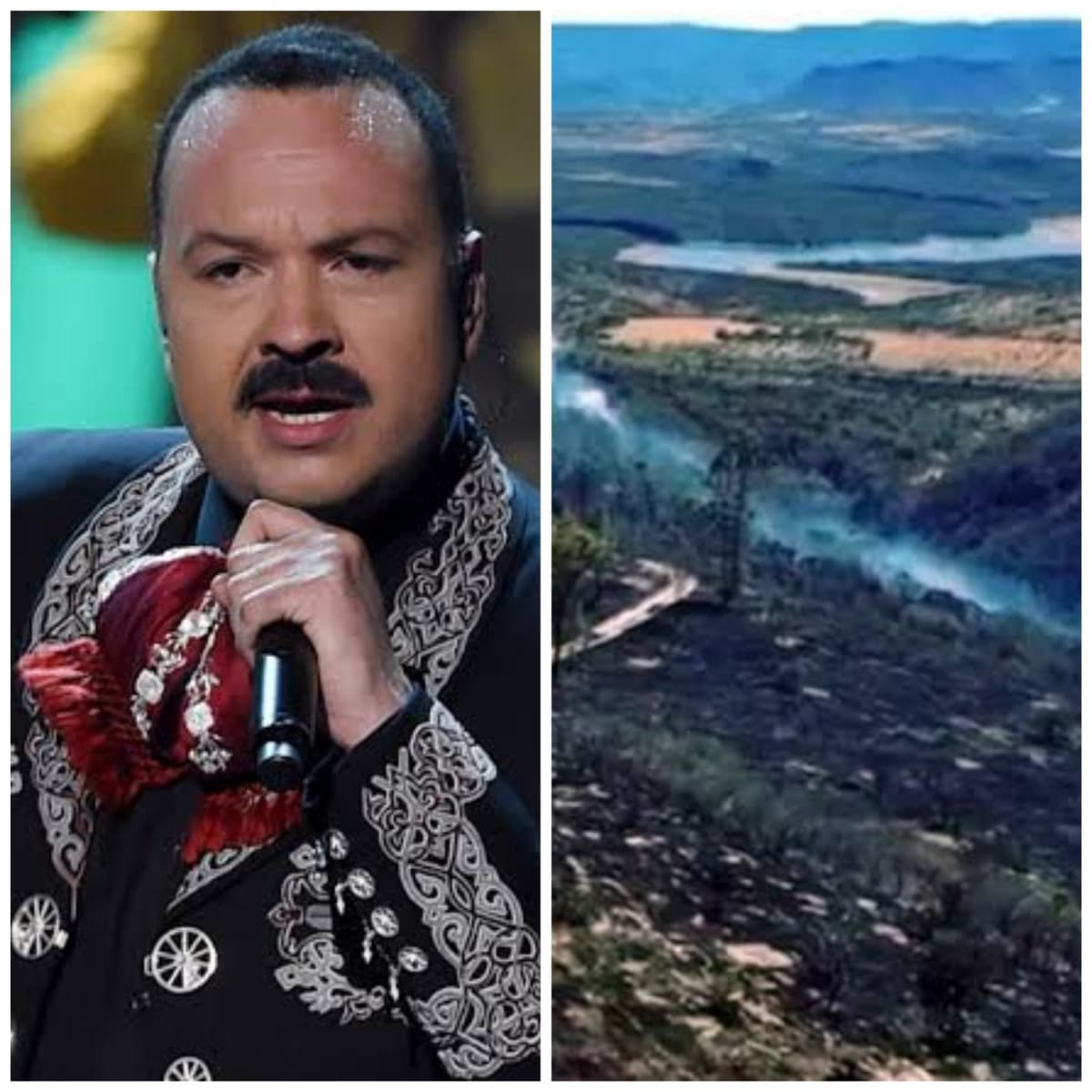 Video: Incendio en hacienda de Pepe Aguilar devora más de mil hectáreas