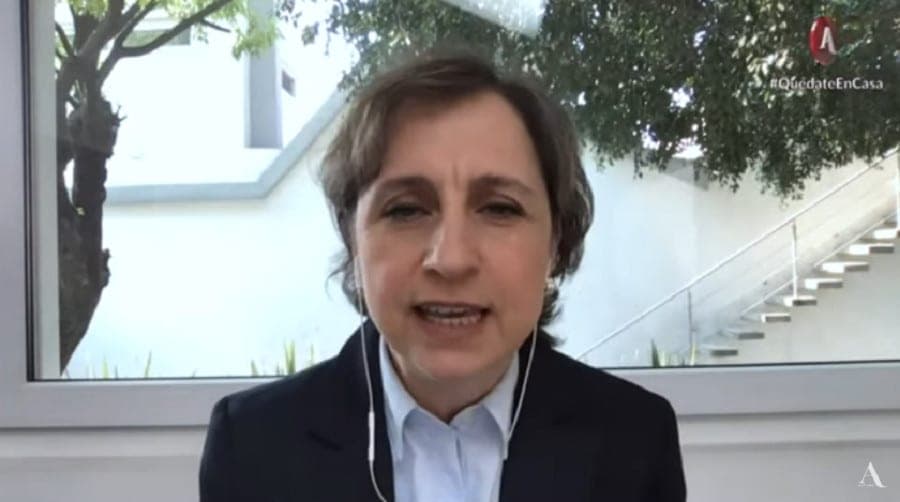 Carmen Aristegui acusa de ciberataques en su contra por parte de Notimex