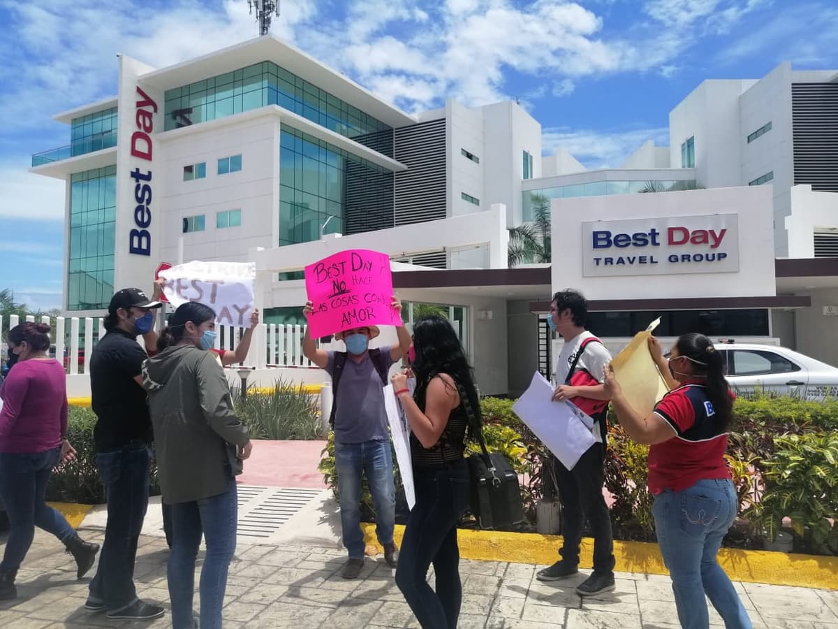 ¡Best Day sin piedad! Trabajadores protestan para exigir su liquidación conforme a la ley