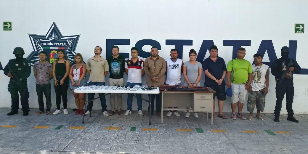 Golpe al hampa: Capturan a 12 "pelones" con instrumentos de tortura en Playa del Carmen