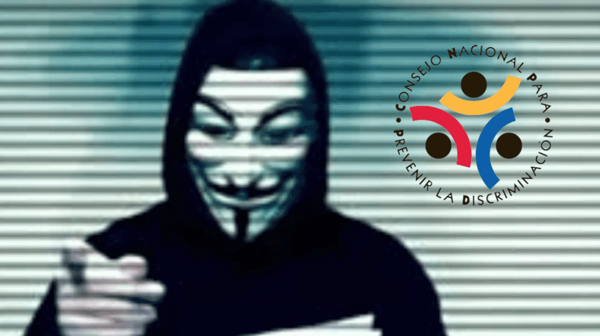 Anonymous hackea sitio web del Conapred; denuncia censura