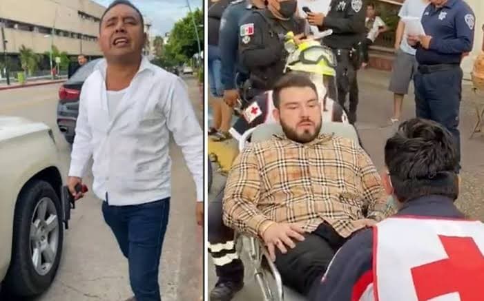 Video: Exyerno de gobernador de Chiapas herido por guarura, solo quería ver a su hijo