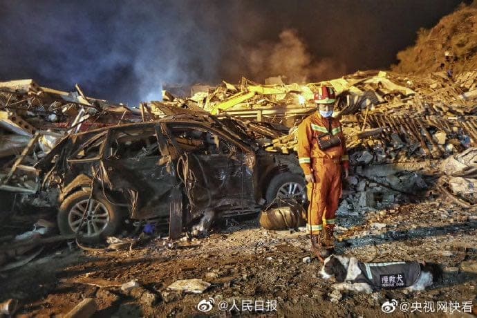 Video: Explosión en China deja 19 personas muertas y más de 170 heridas