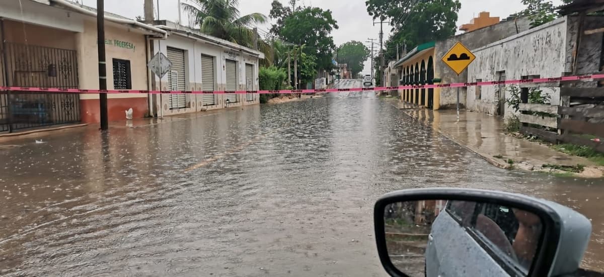 Zona Maya también afectada por lluvias