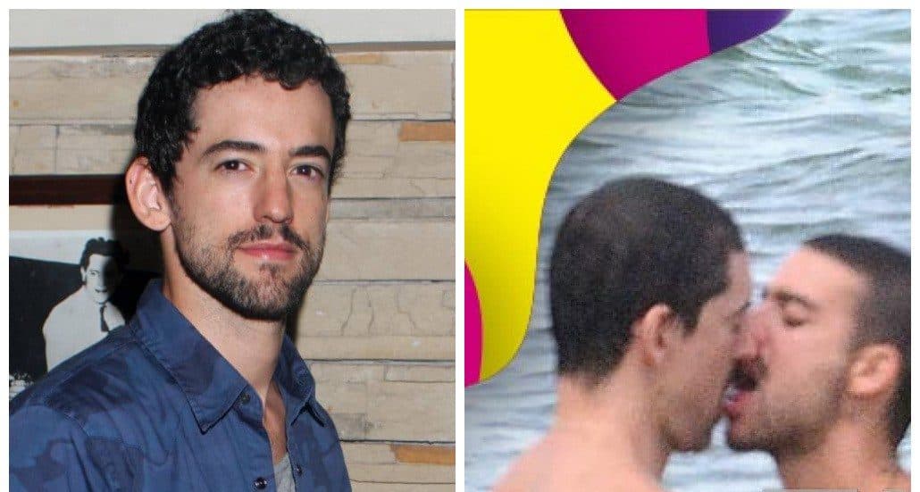 Captan a Luis Gerardo Méndez en pleno 'besuqueo' con otro hombre en Tulum