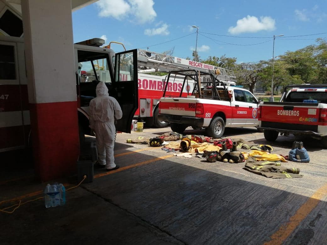 Alistan inversión de 20 millones de pesos para bomberos en Cancún