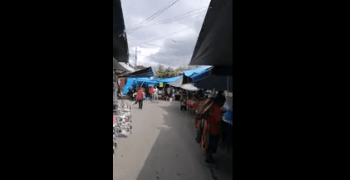 Video: Sin Sana distancia tianguis de la Colosio en Playa del Carmen