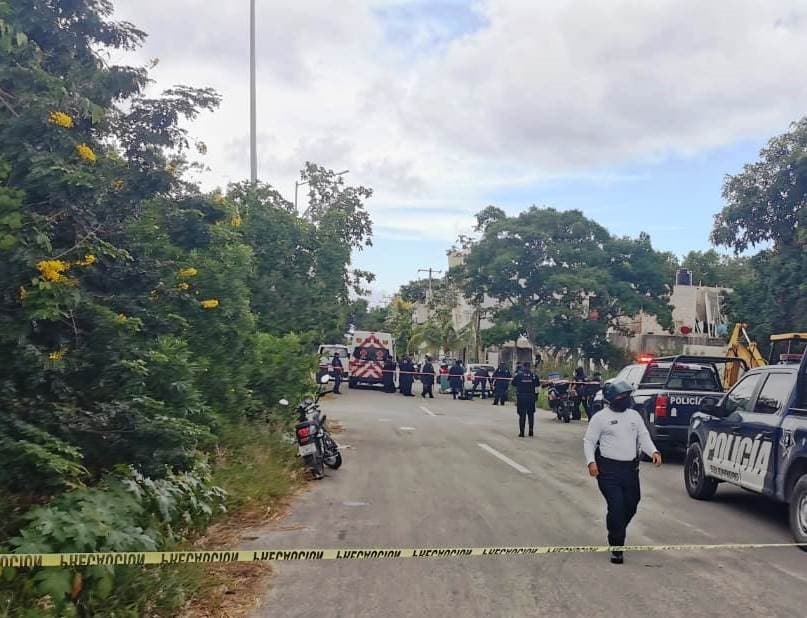 Ejecutan a hombre en la colonia Ejidal de Playa del Carmen