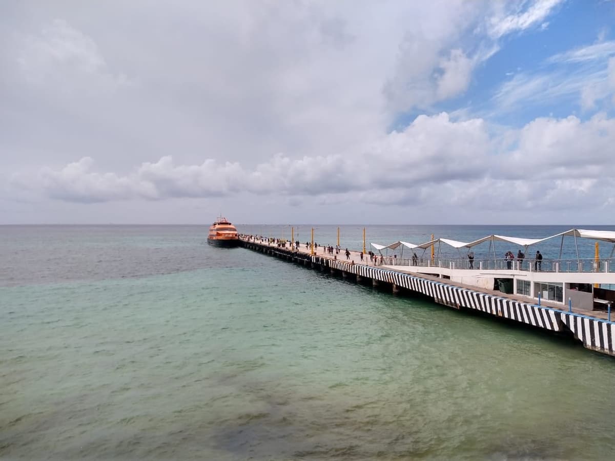 Interviene Protección Civil por negligencia en terminal marítima de Playa del Carmen