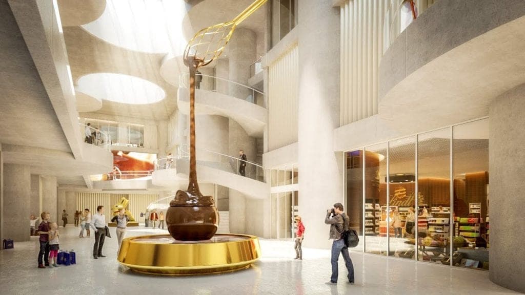 ¡Así luce la nueva fuente de chocolate más grande del mundo!