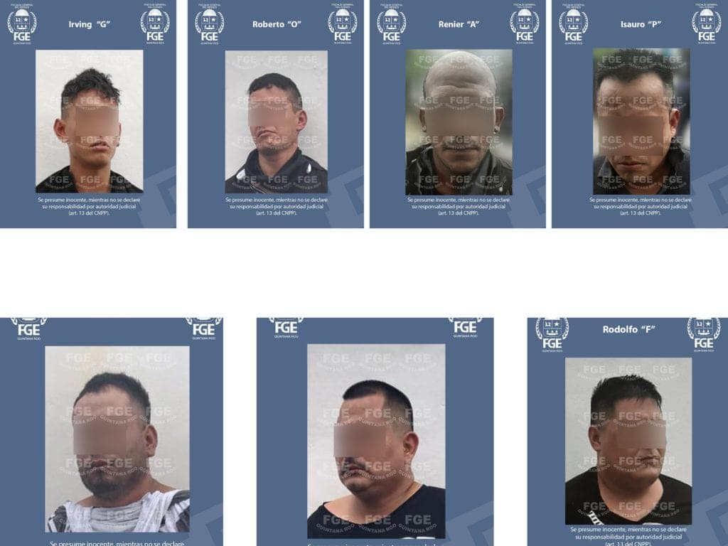 Detienen a siete por secuestro en Cancún