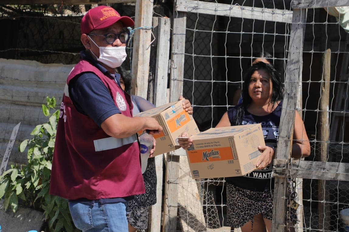 Entregan más de 60.000 apoyos durante la pandemia en Solidaridad