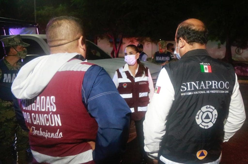 Supervisa gobierno de Cancún acciones de prevención ante paso del huracán “Zeta”