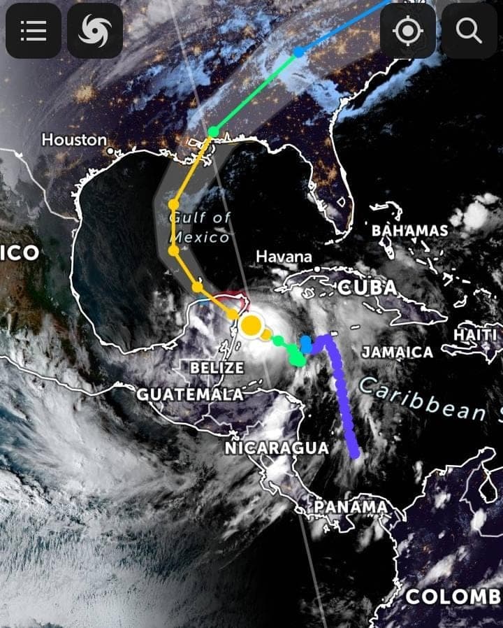 Sigue en tiempo real la ubicación exacta del huracán "Zeta"