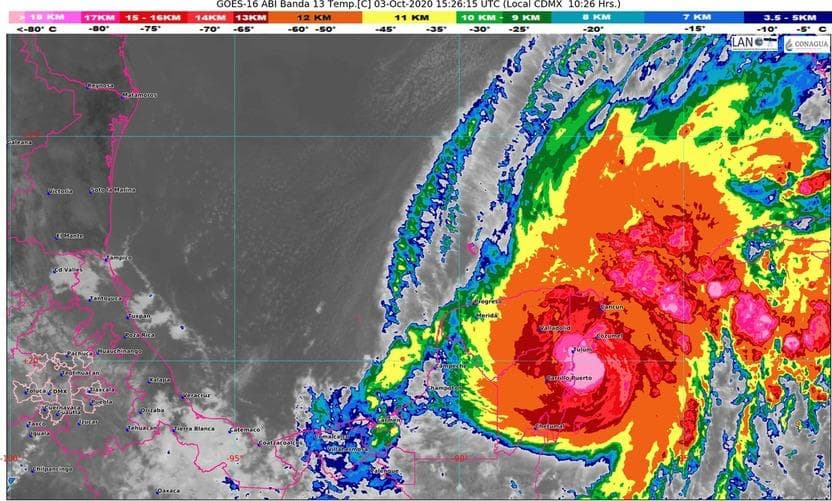 Centro de la Tormenta Tropical 'Gamma' se ubica sobre Tulum: Carlos Joaquín