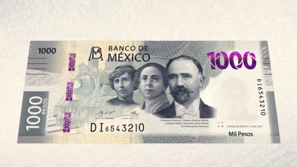 Banxico presenta nuevo billete de mil pesos, así son sus nuevas características