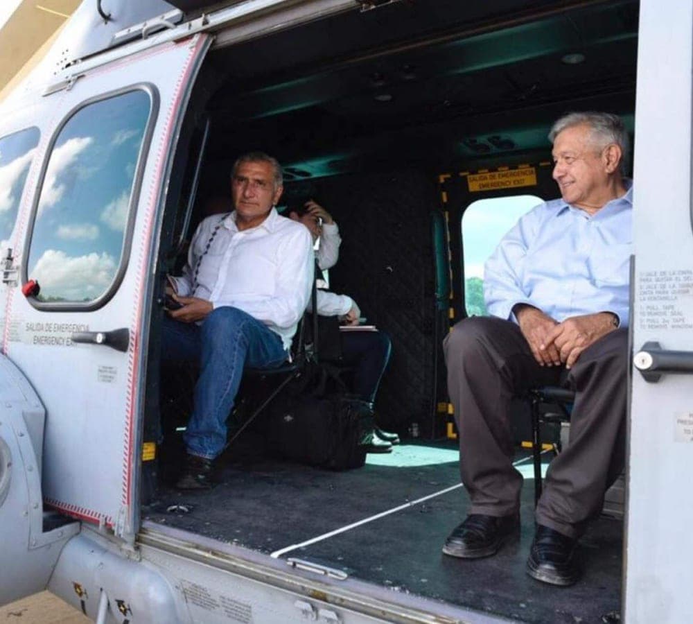 AMLO llega a Villahermosa para evaluar inundaciones en las zonas bajas de Tabasco