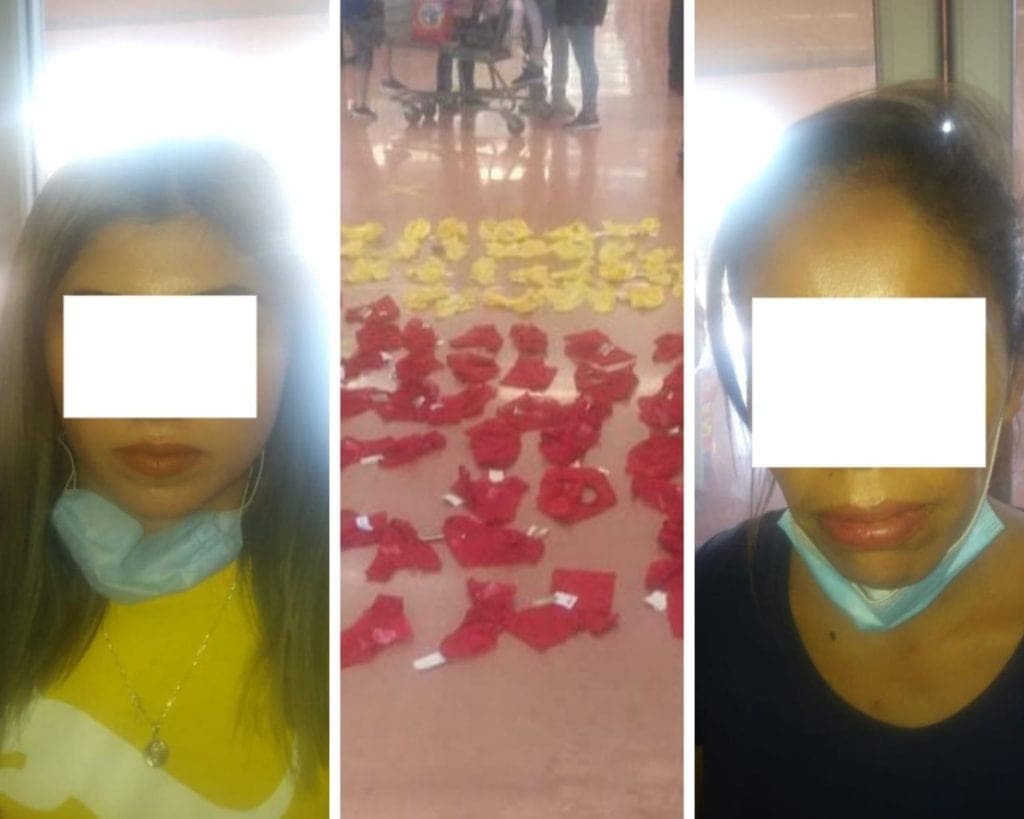 Detienen a dos mujeres por robar calzones rojos y amarillos de un Walmart