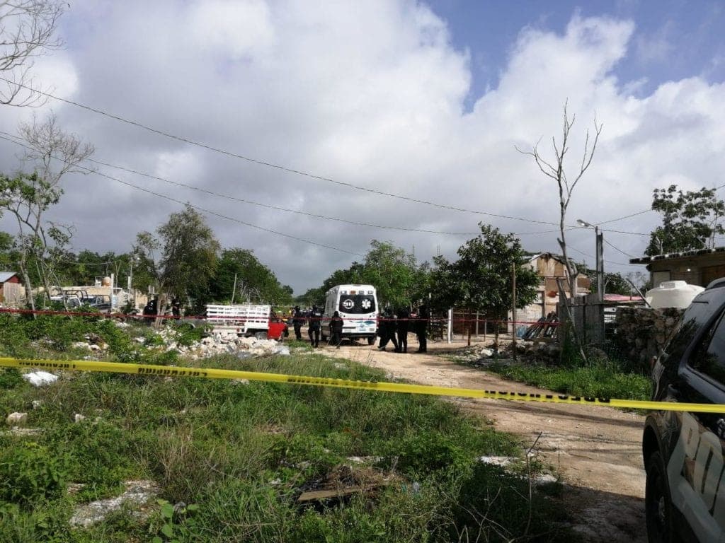 Asesinan a hombre a balazos en zona rural de Solidaridad