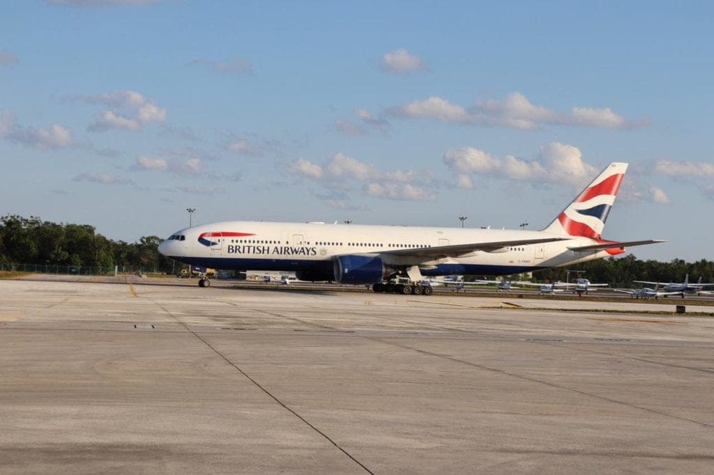 Reabre vuelo British Airways entre Londres y Cancún