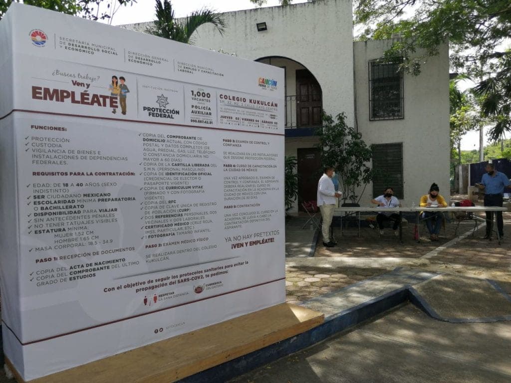 Más de 38 mil personas se benefician con programa "Empléate" en Cancún