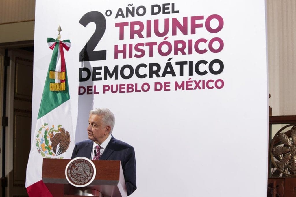 Tras dos años de gobierno, López Obrador dice tener respaldo "de la mayoría de los mexicanos"