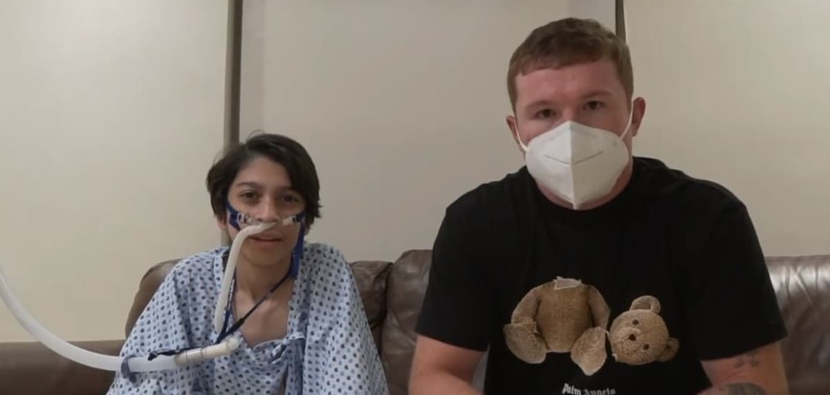 Canelo Álvarez apoyará a David Antolín, el joven que necesita hacerse un trasplante de pulmón