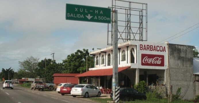 Reportan disparos y dos detenidos en Xul-ha