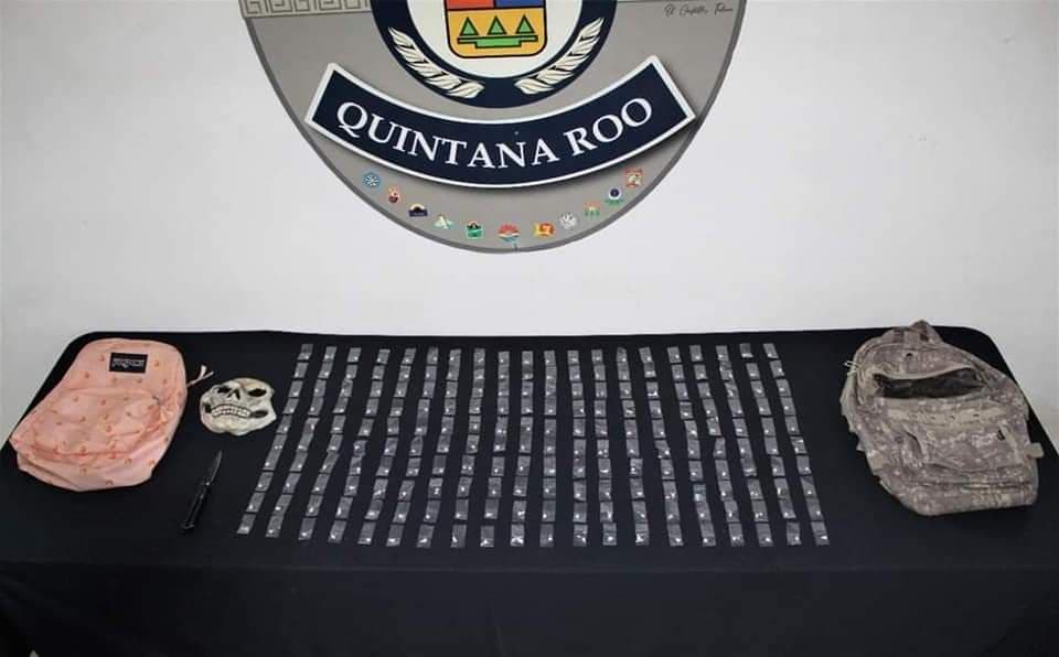 Detienen a tres personas con 200 dosis de crack en Cancún